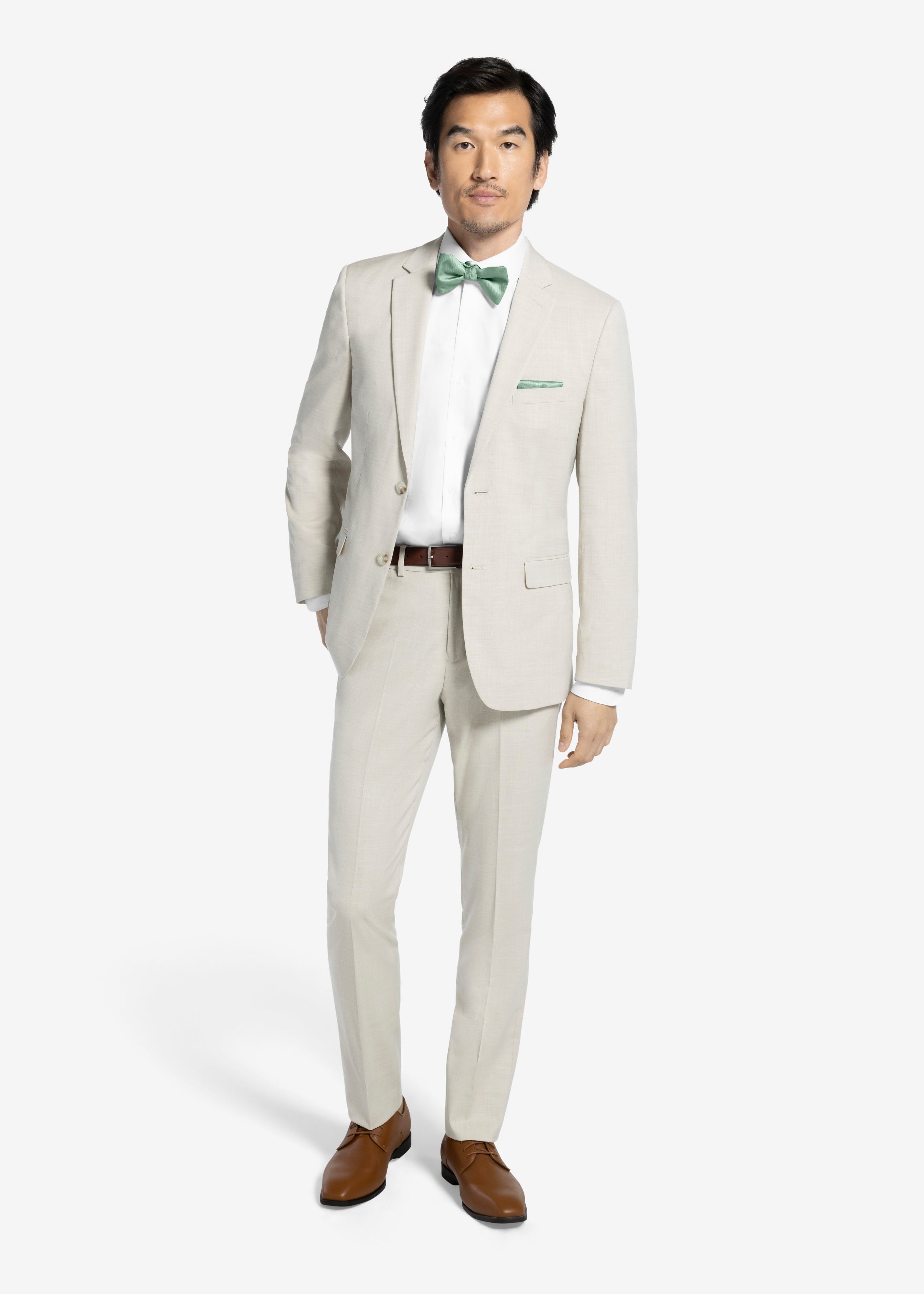Tan Suit Pants