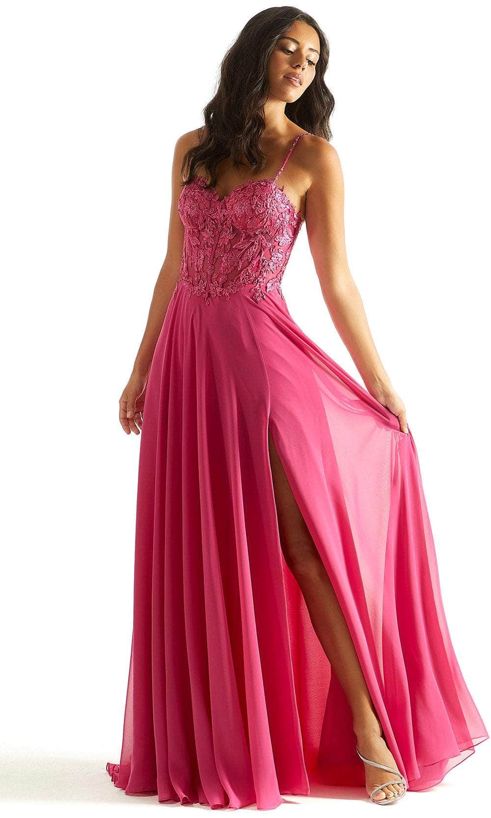 Mori Lee 49056 - Embroidered Bustier Prom Dress
