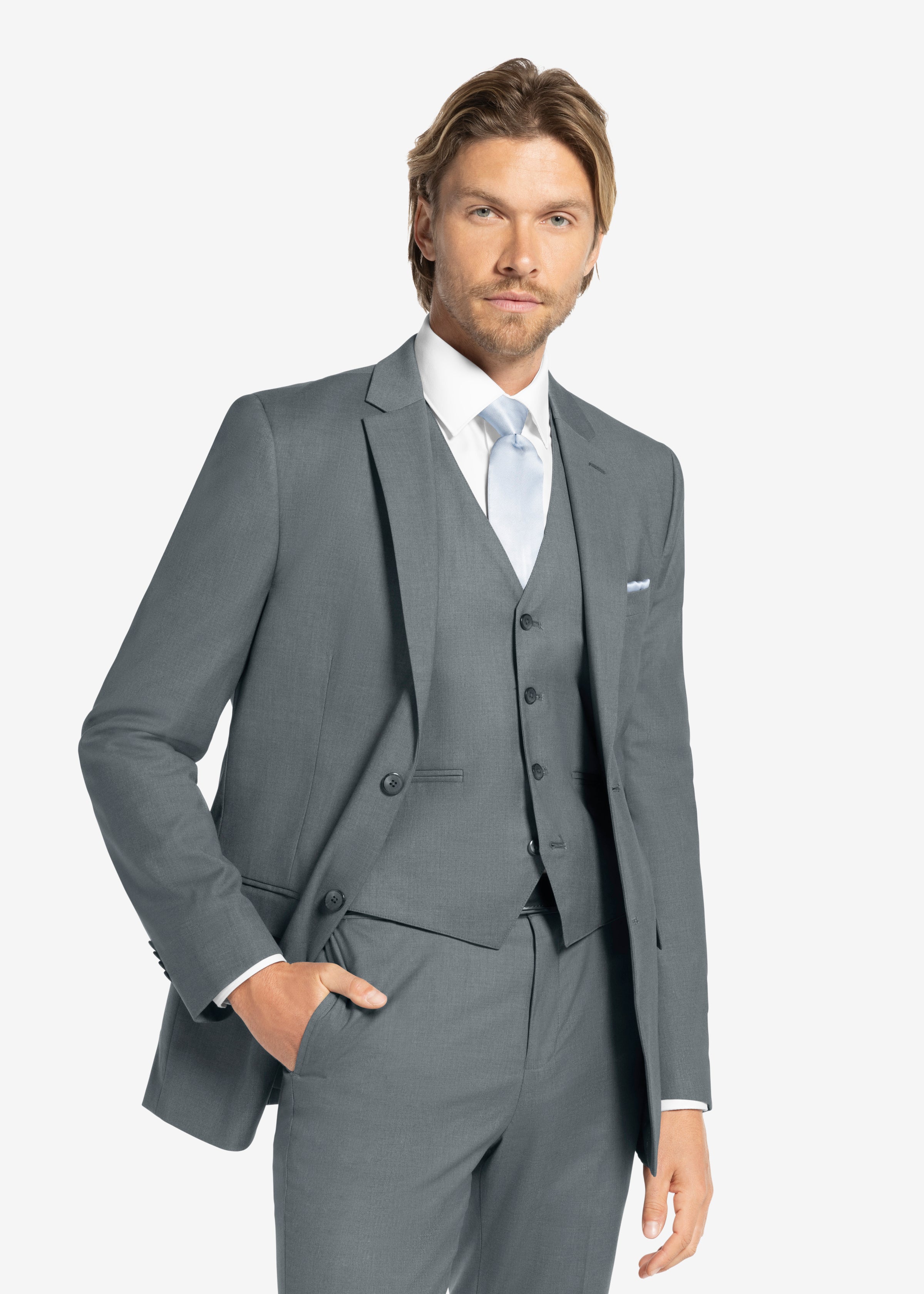 Gray Suit Jacket
