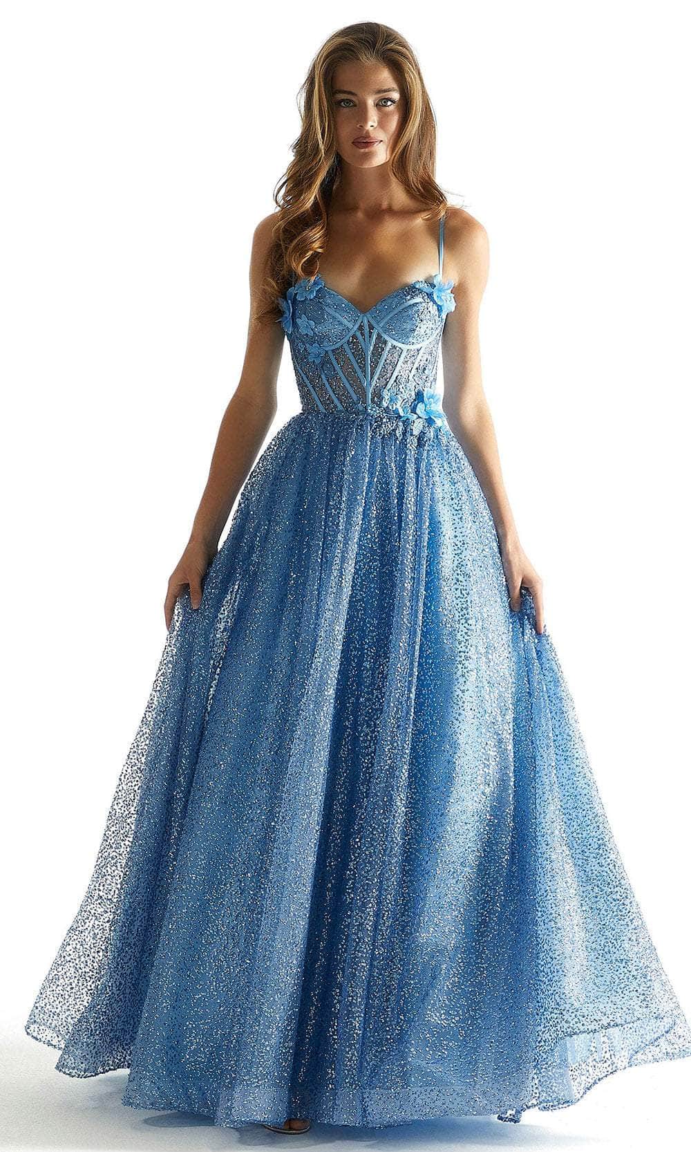 Mori Lee 49001 - Floral Illusion Prom Dress