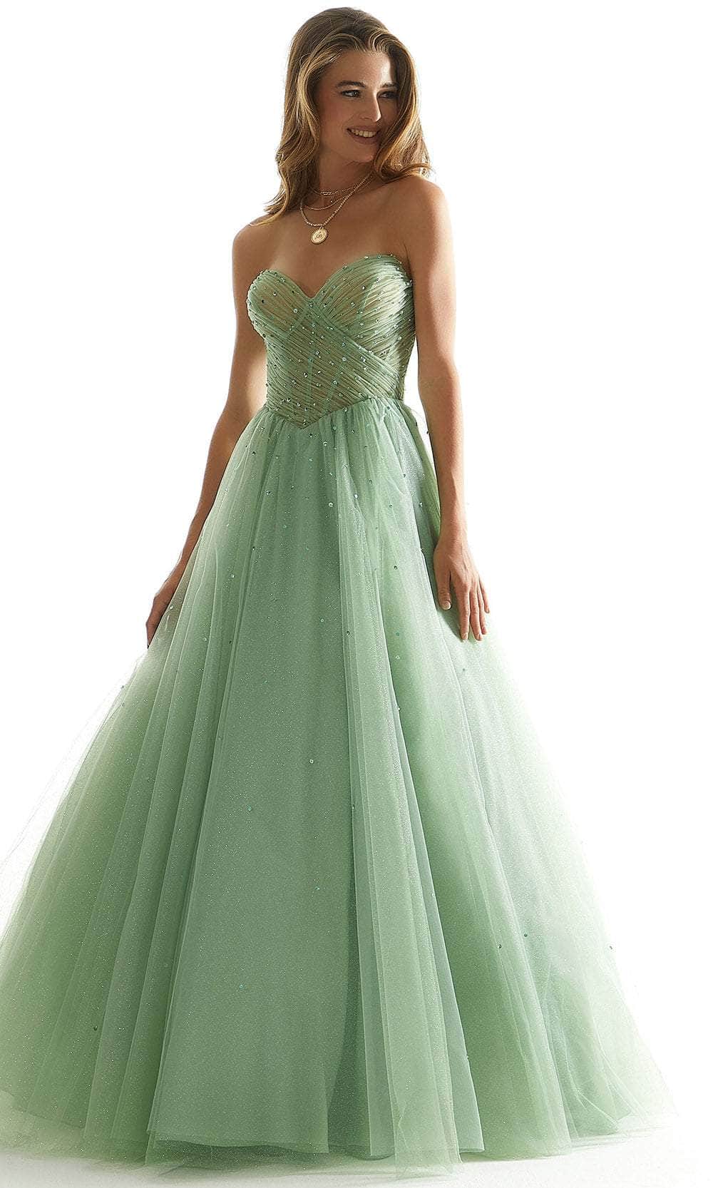 Mori Lee 49071 - Corset Glitters Prom Dress