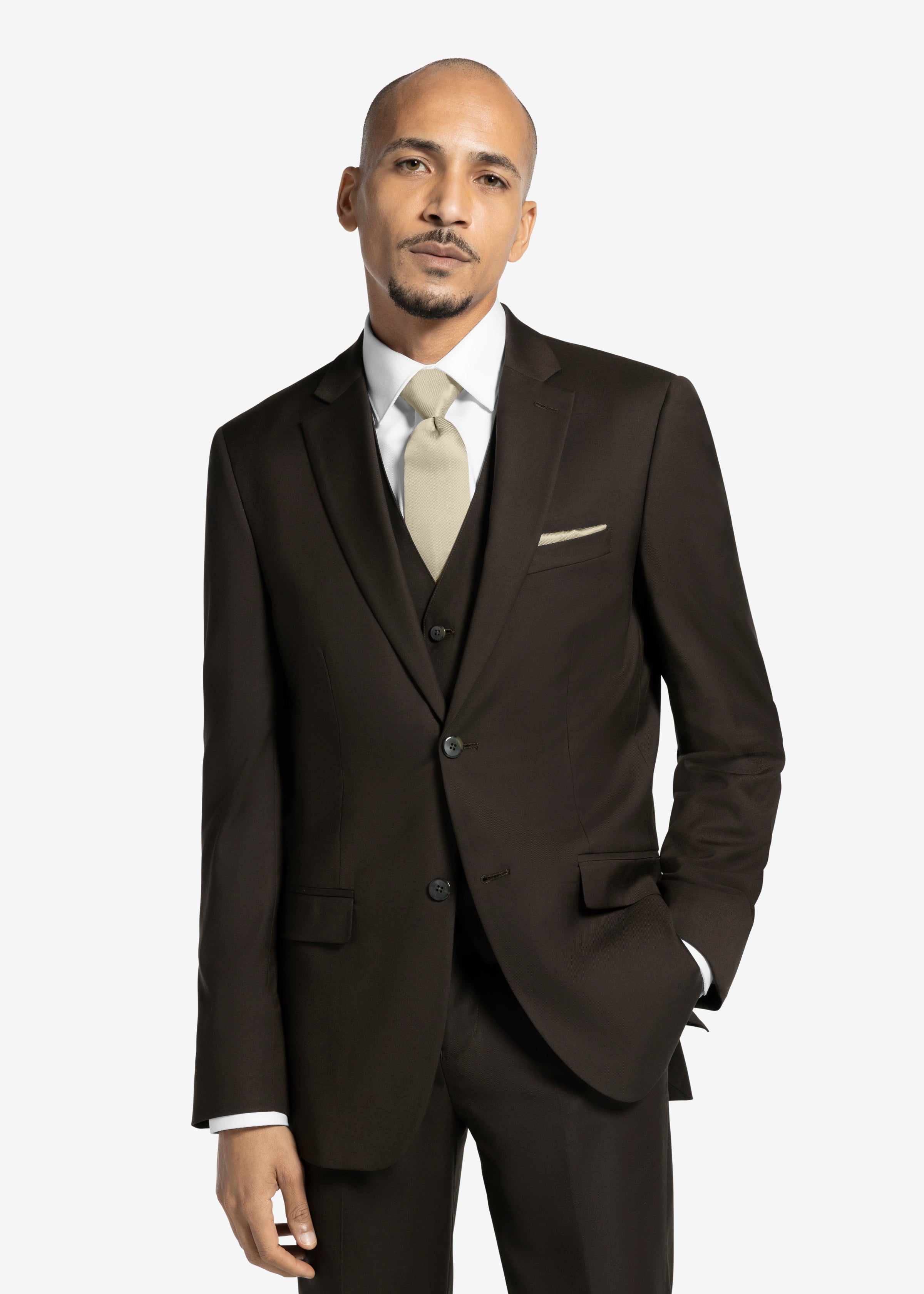 Chocolate Brown Suit Jacket