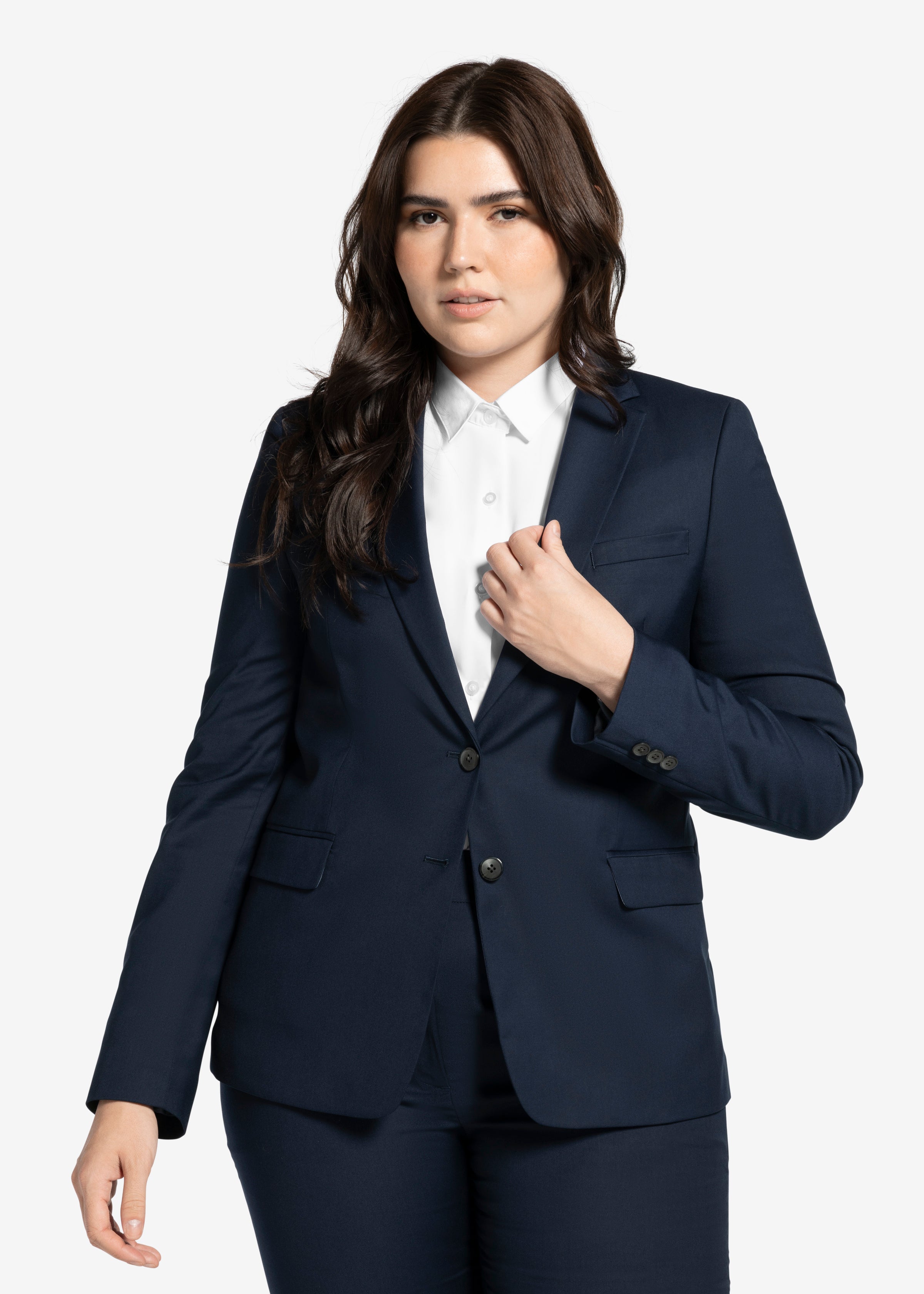 Women's Navy Suit Jacket