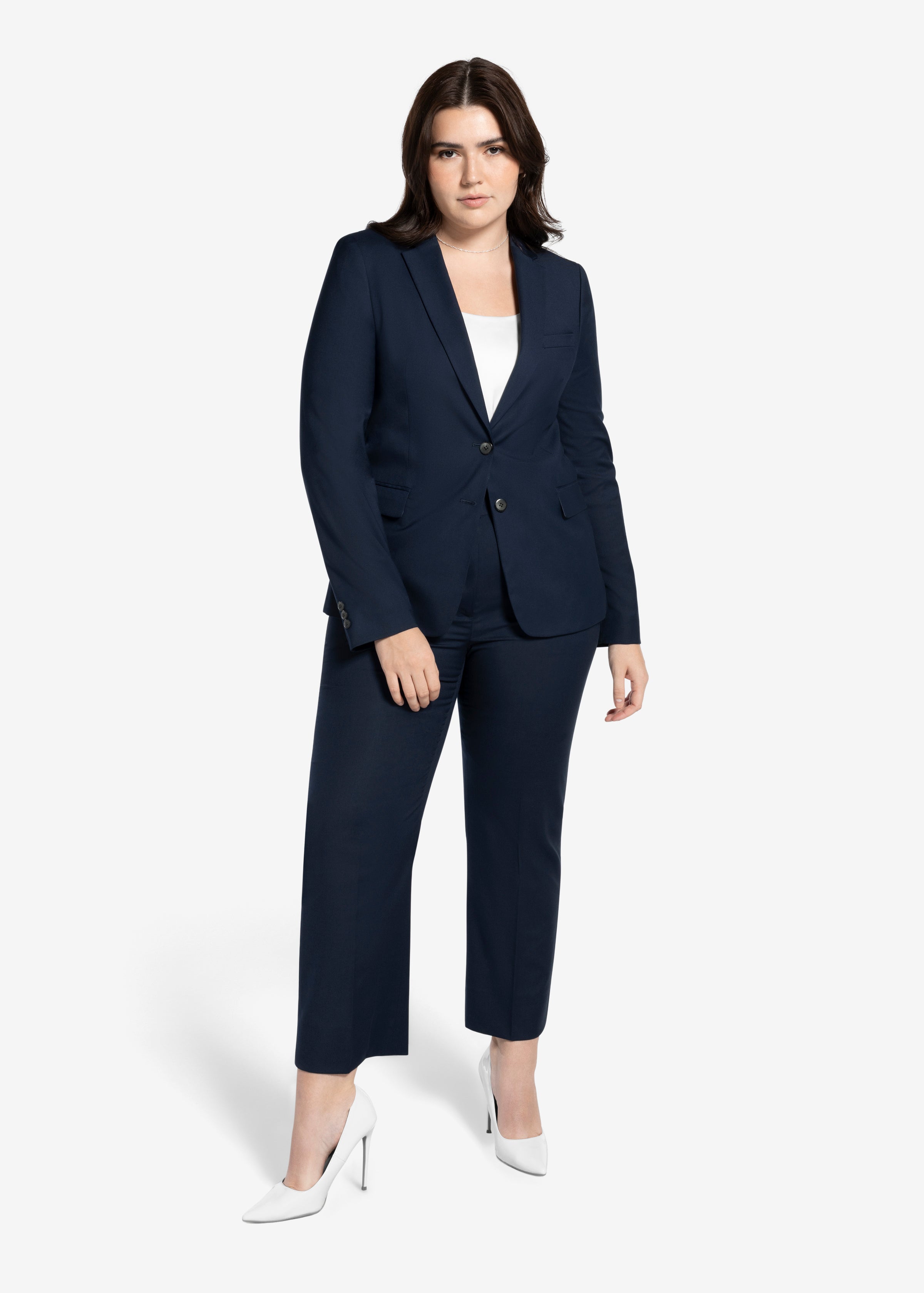 Women's Navy Suit Pants