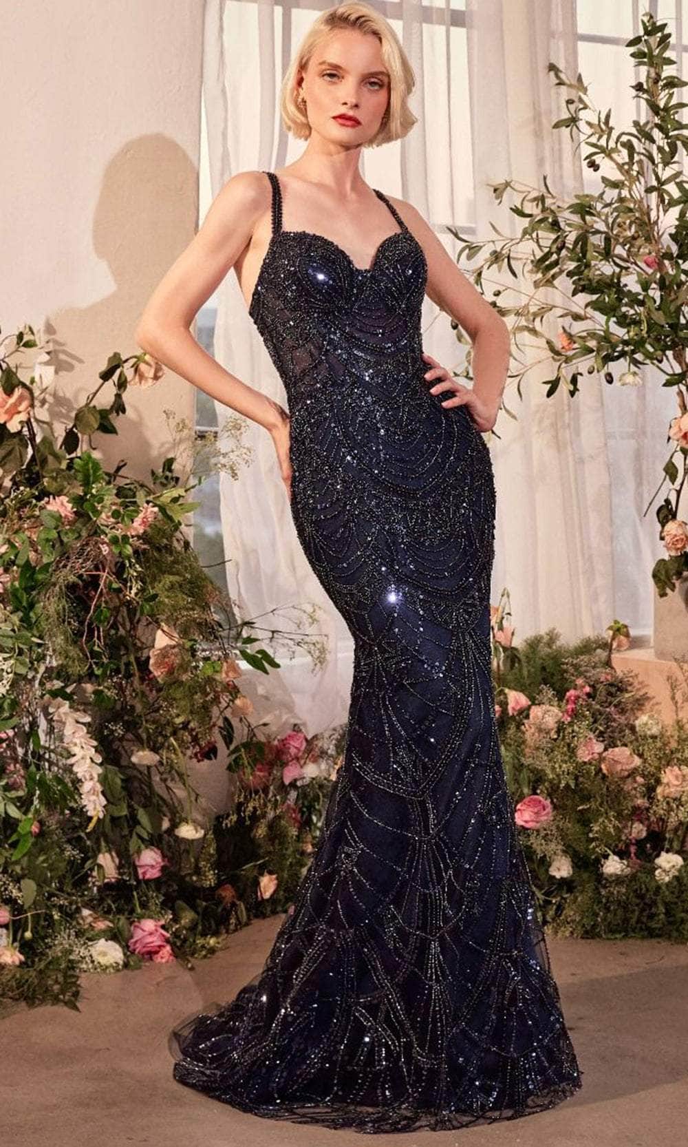 Andrea and Leo A1363 - Sparkling Beaded Sweetheart Evening Gown