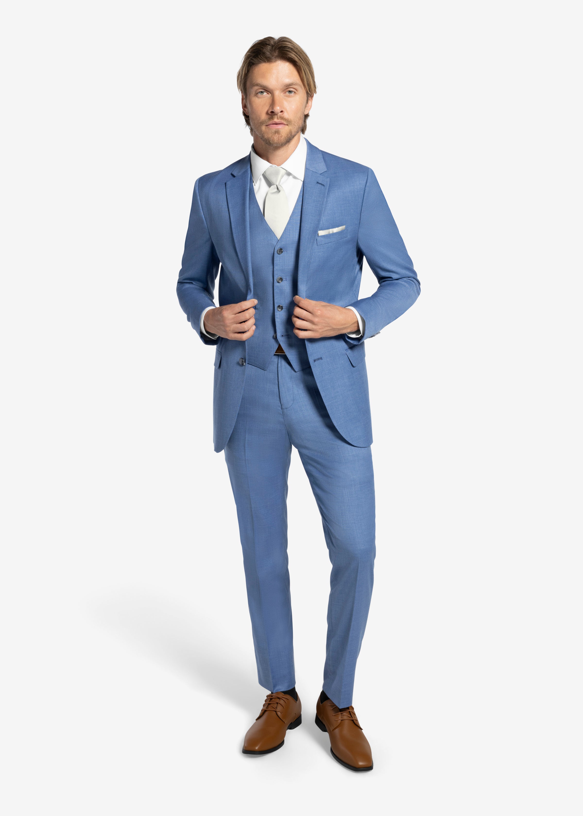 Marine Blue Suit Pants