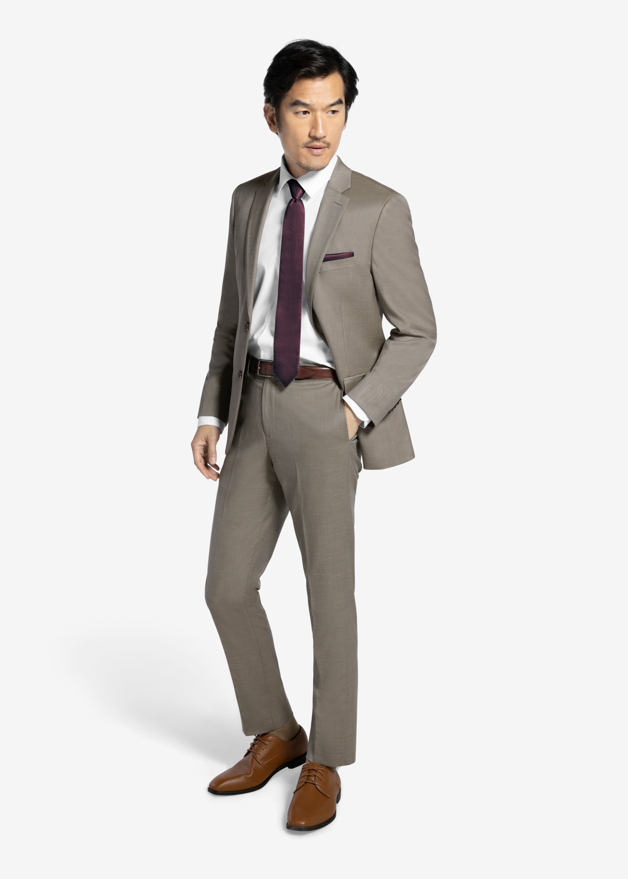 Wheat Suit Pants