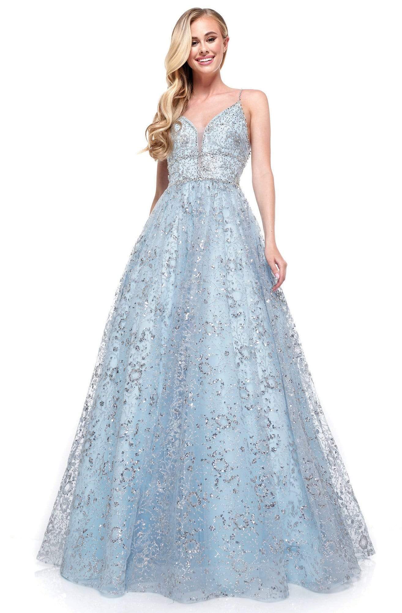 Colors Dress - 2288 Embellished Sweetheart Long Dress