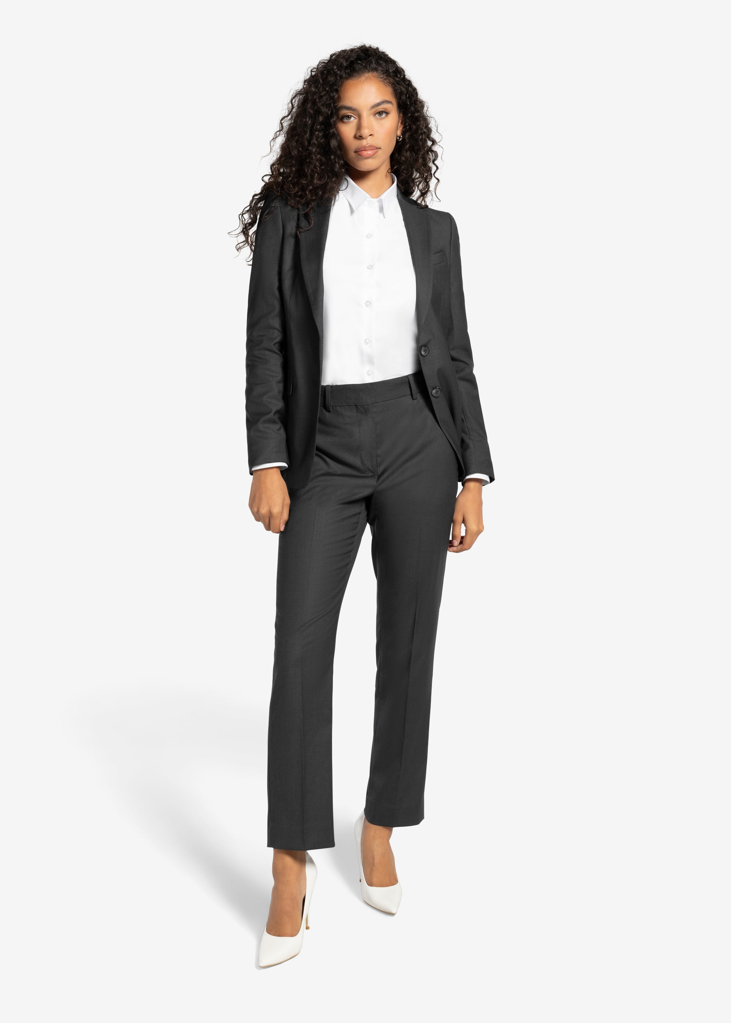 Women's Charcoal Suit Pants