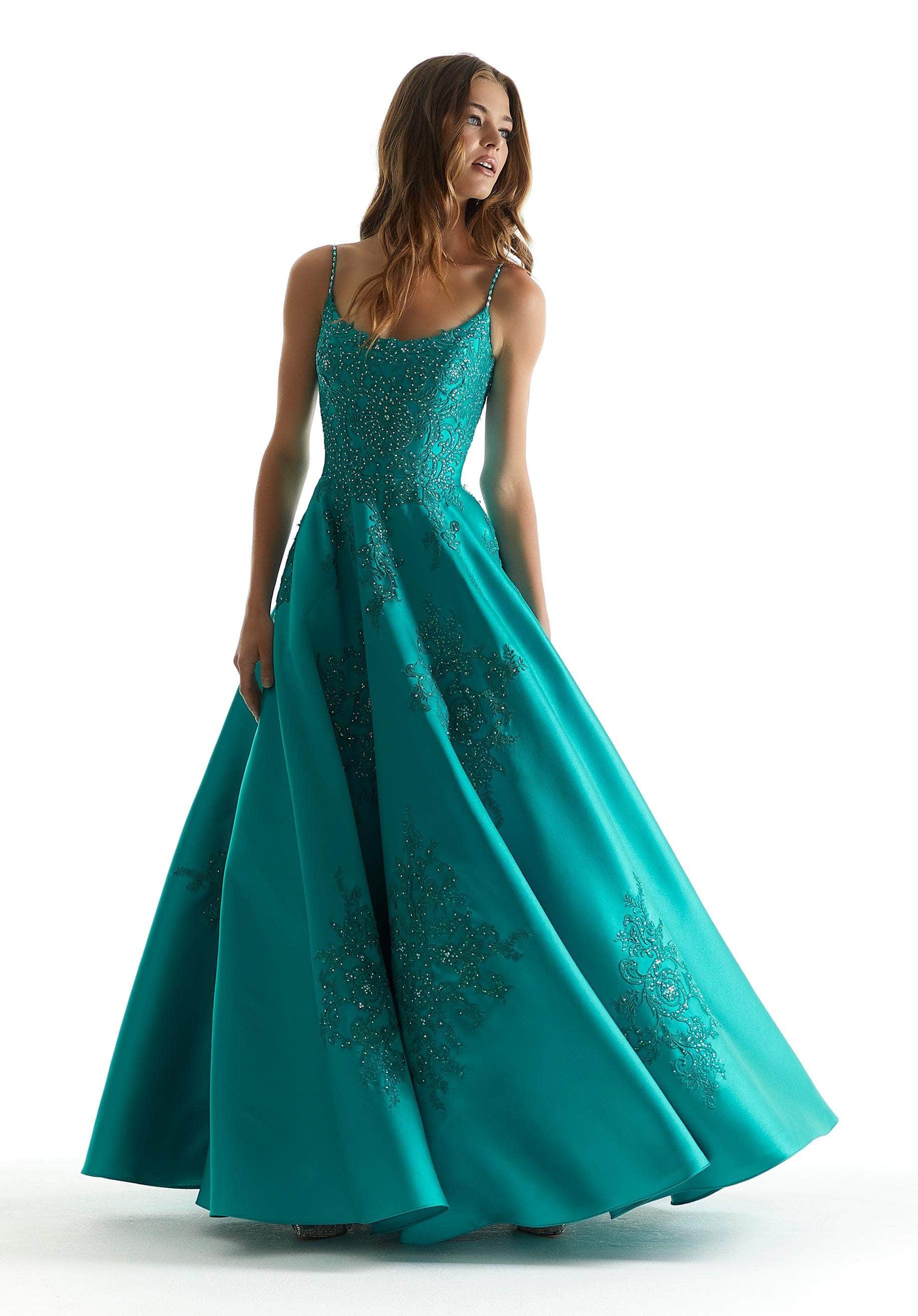 Mori Lee 47056 - Sleeveless Scoop Neck Prom Dress