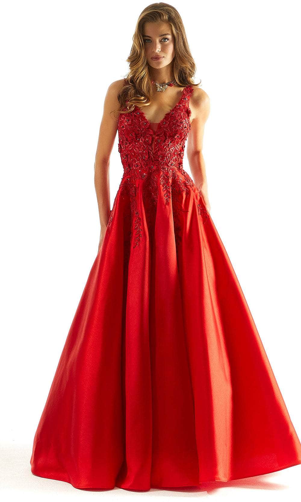 Mori Lee 49044 - Satin A-Line Prom Dress