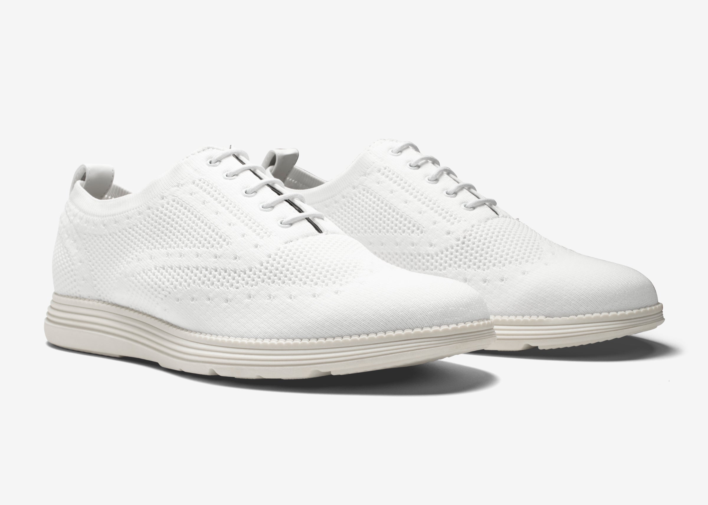 White Knit Shoes