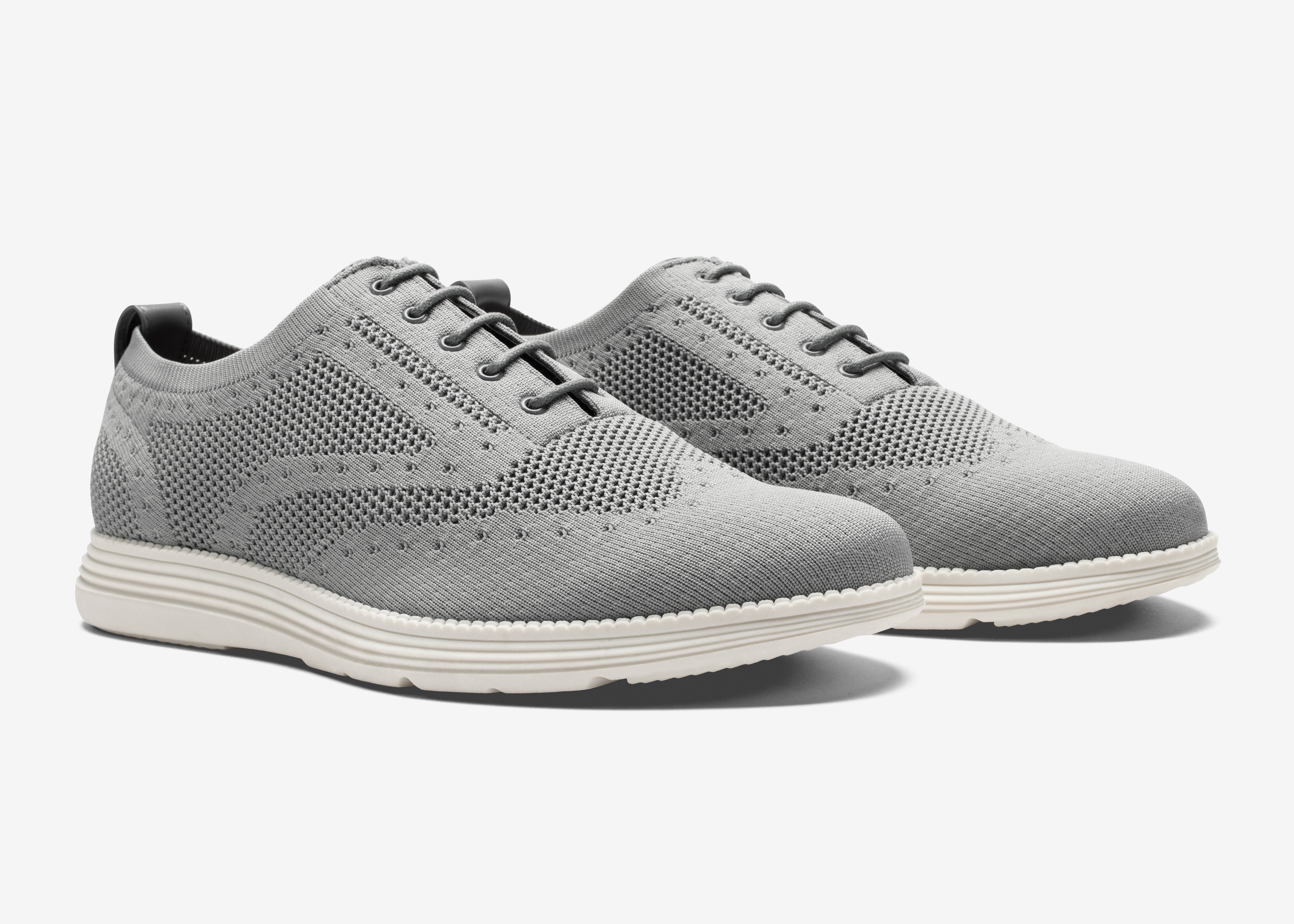 Gray Knit Shoes