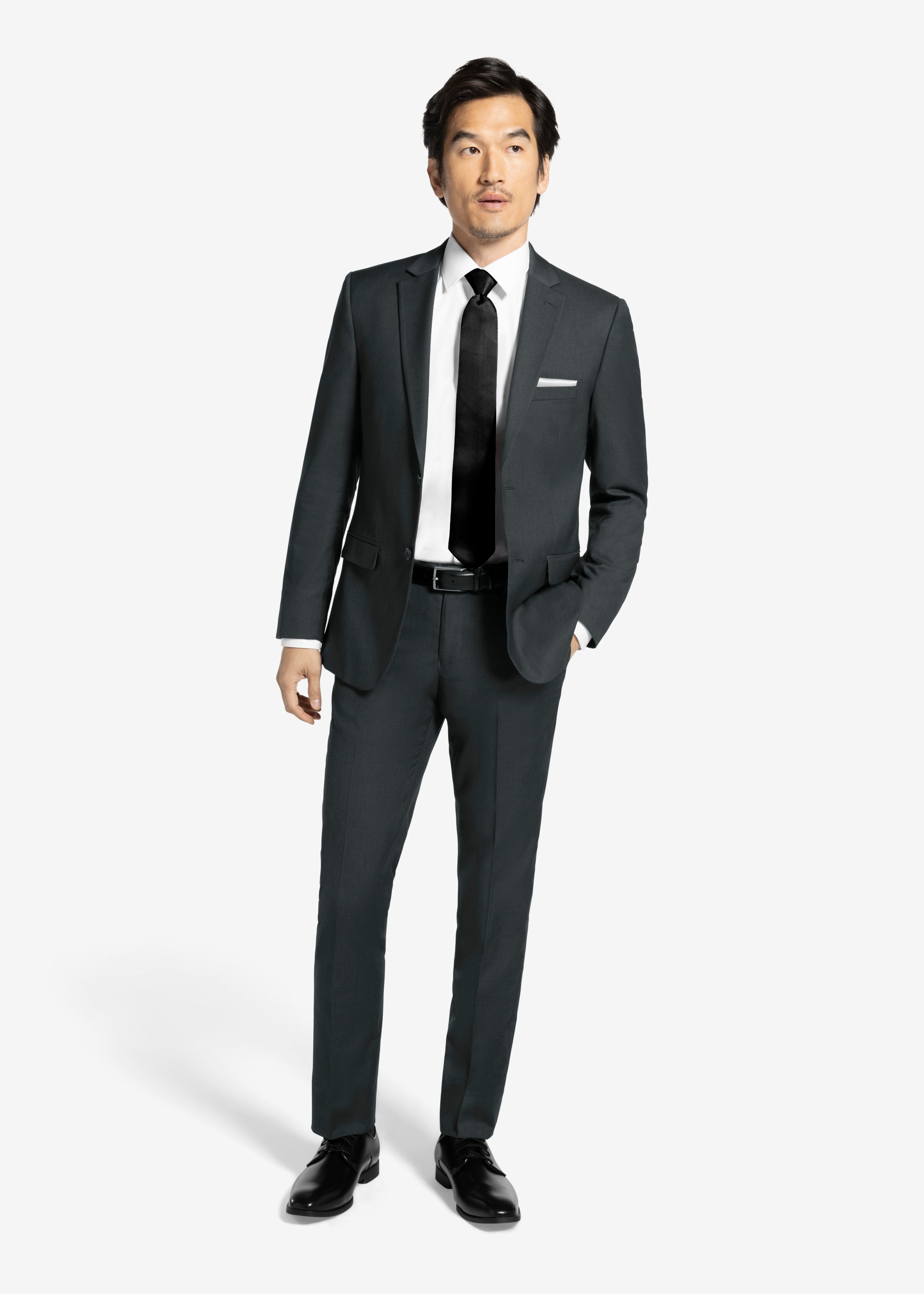 Charcoal Suit Pants
