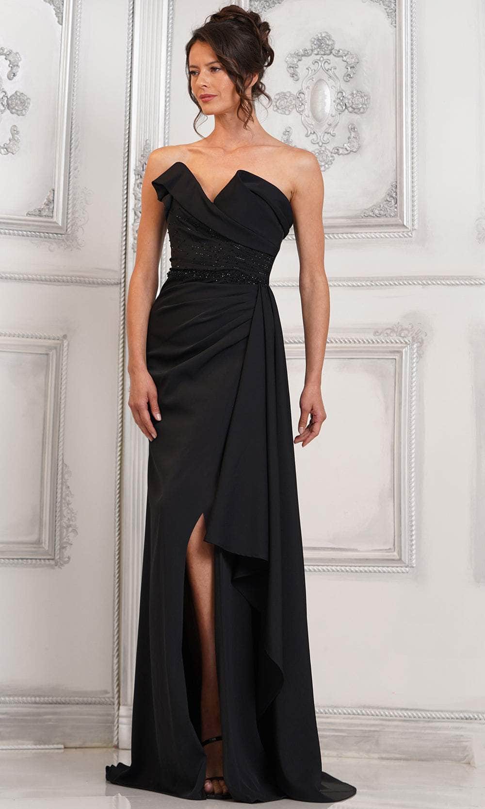 Marsoni by Colors MV1304 - Strapless Draped Evening Dress