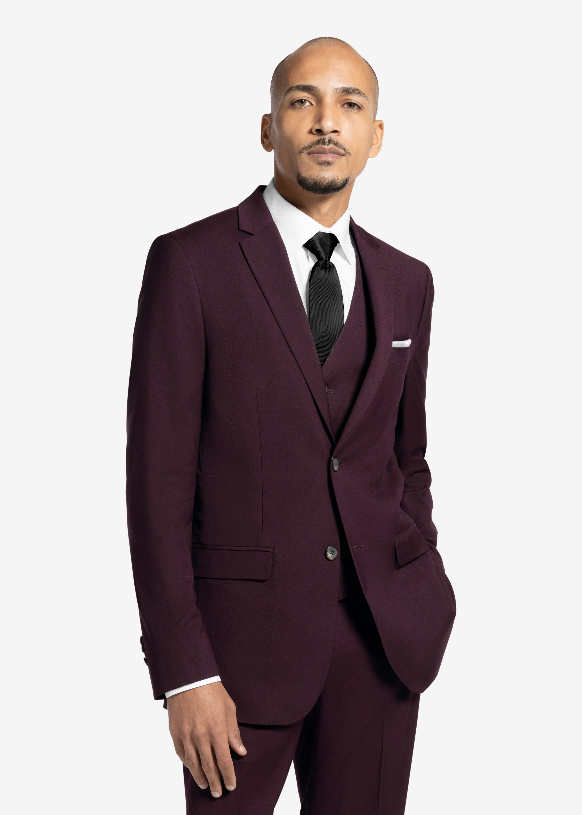 Burgundy Suit Jacket Extra