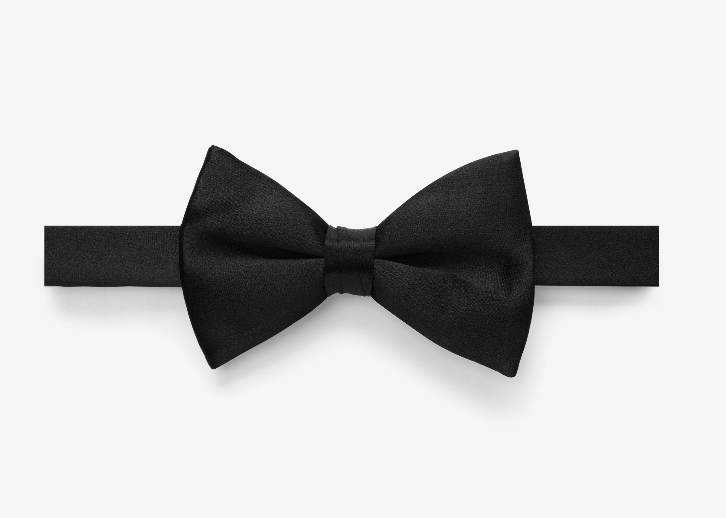 Black Pre-Tied Bow Tie