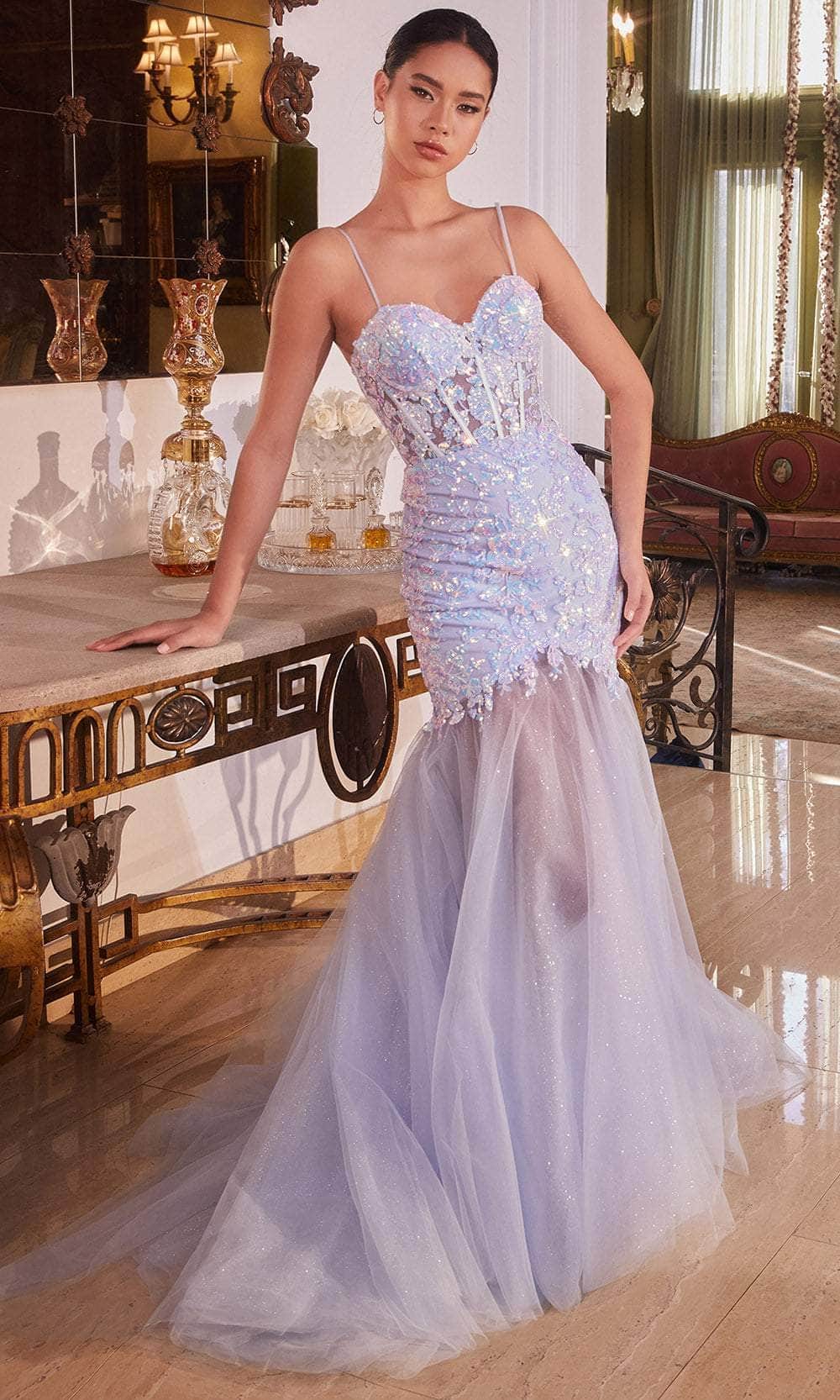 Cinderella Divine CB148 - Sleeveless with Embroidered Details Prom Dress