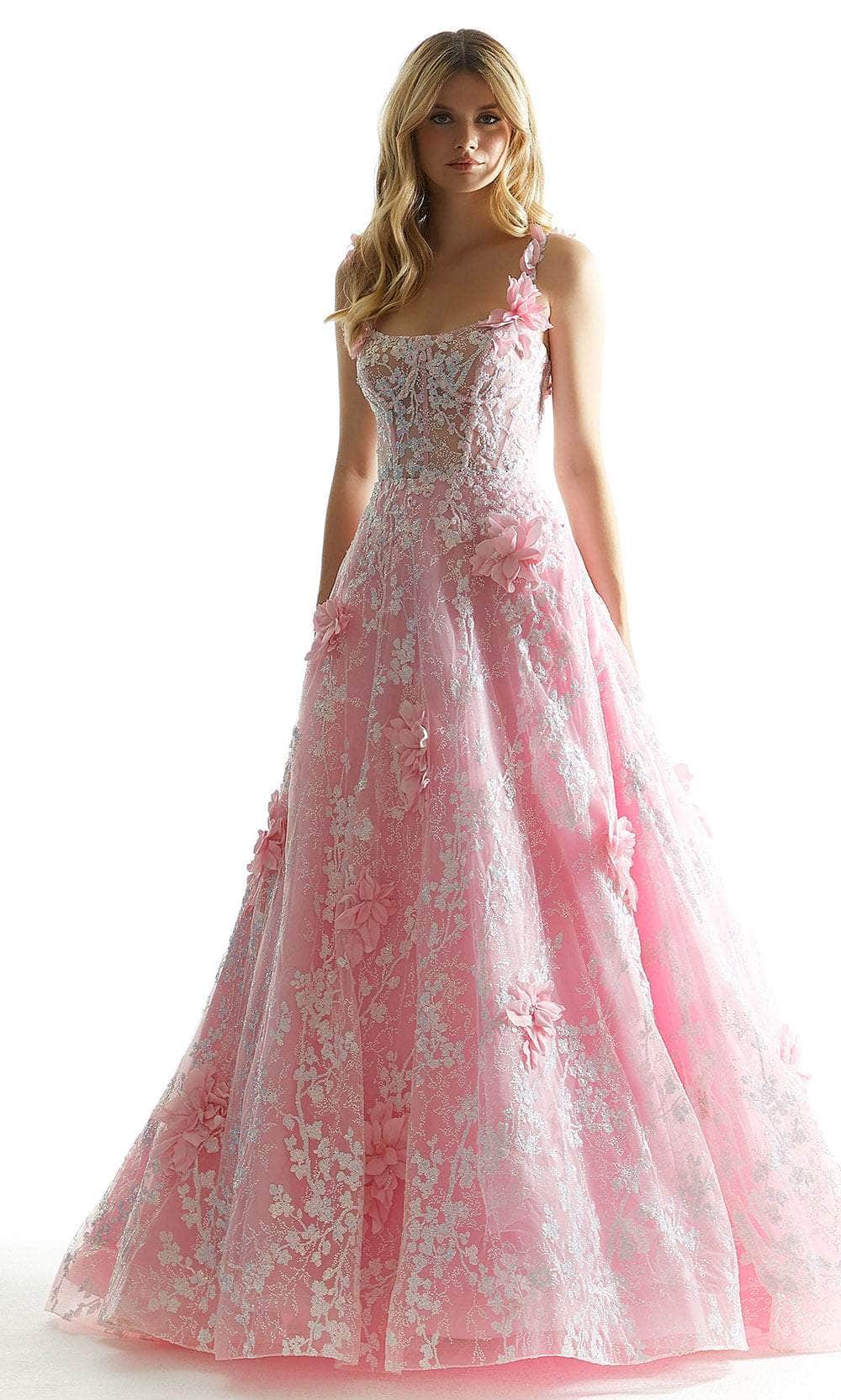 Mori Lee 49072 - Square Corset Prom Dress
