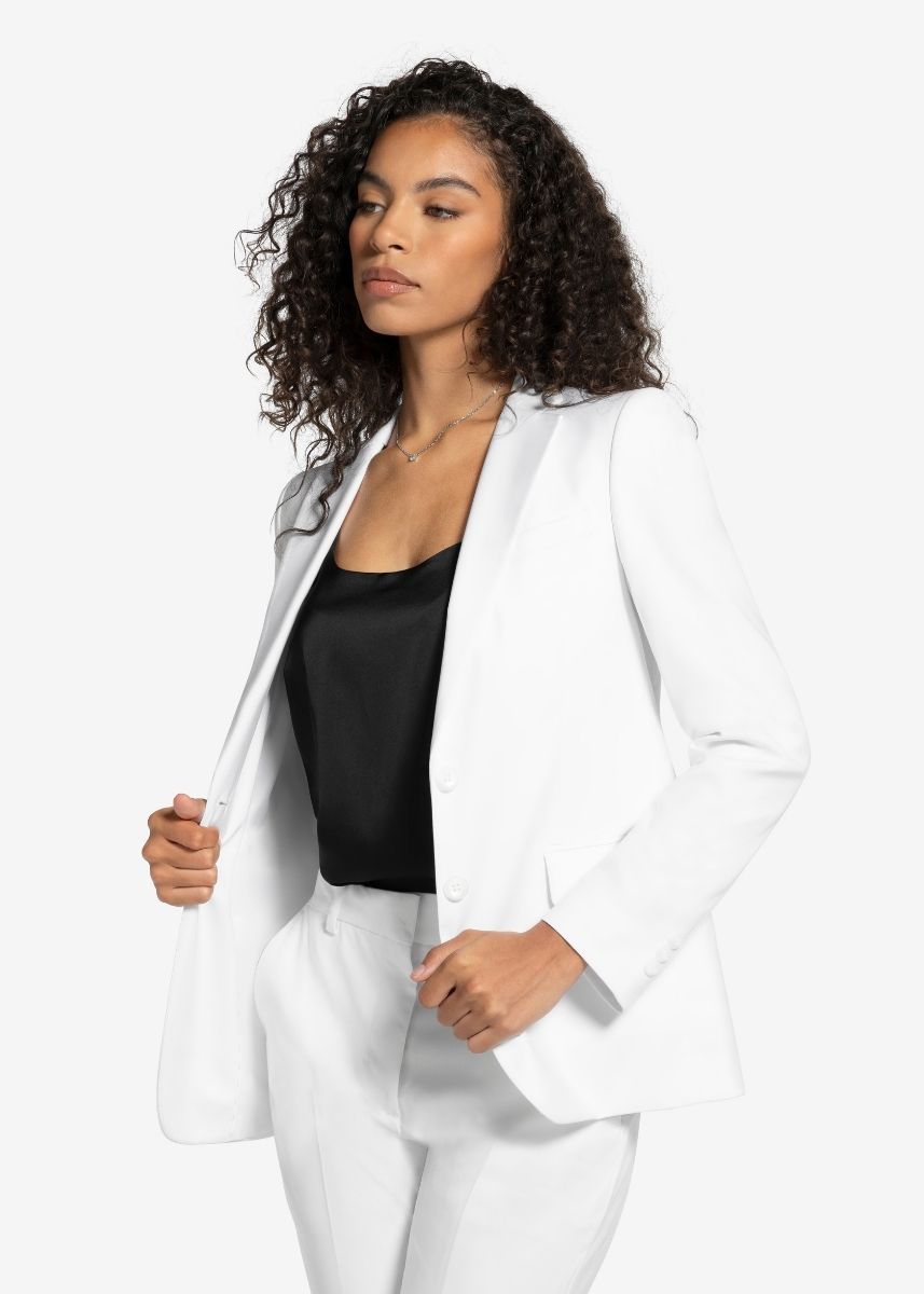 Women's White Suit Jacket