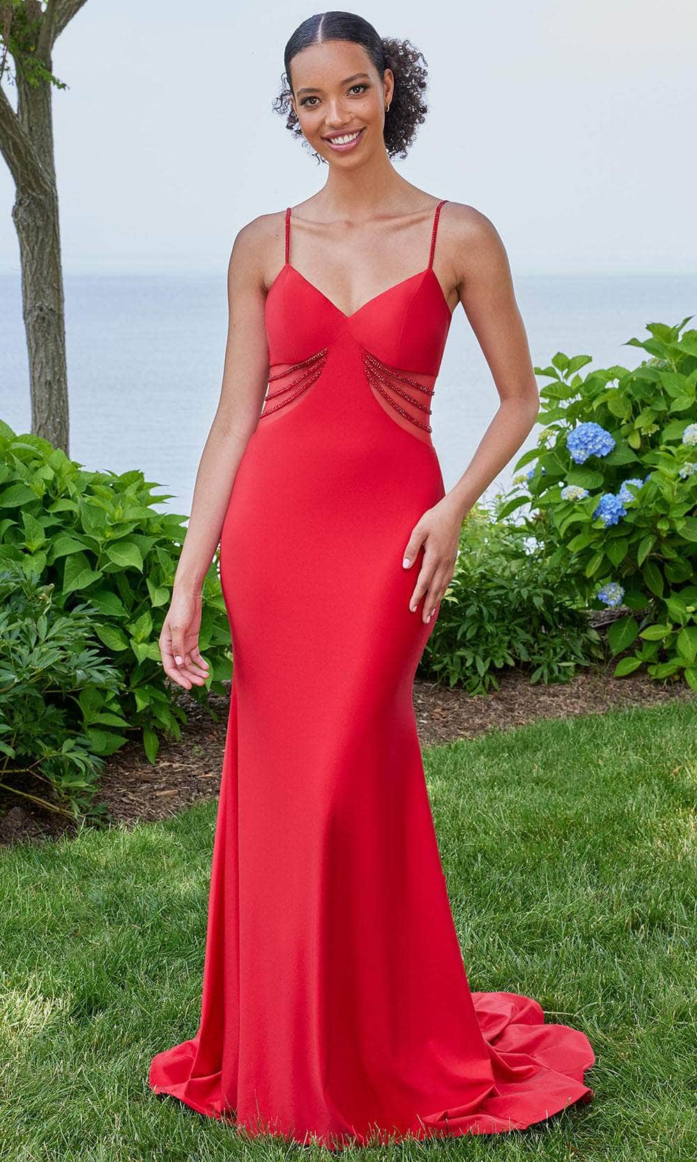 Mori Lee 49144 - Beaded Illusion Prom Dress