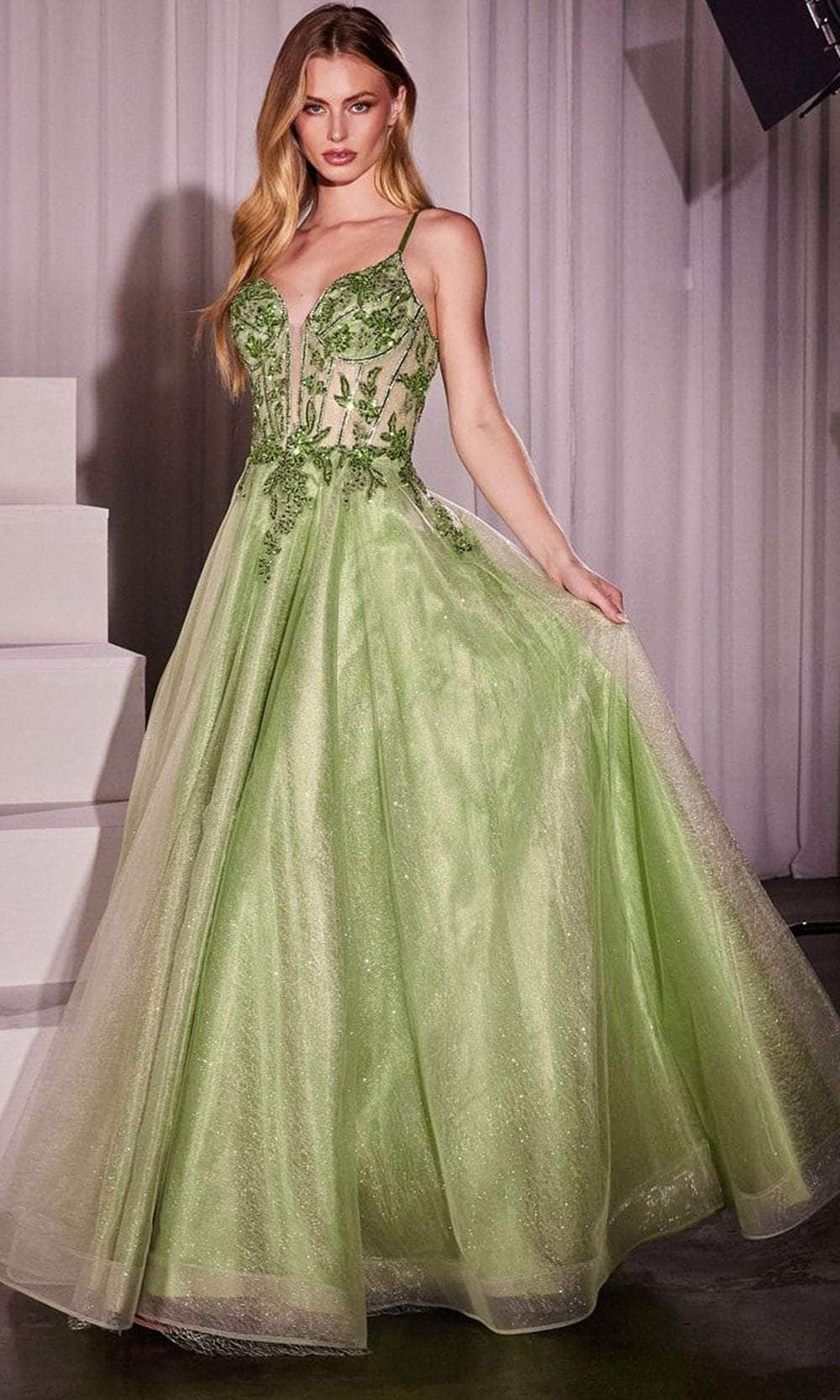 Cinderella Divine CC0881 - Crystal Detail Long Gown